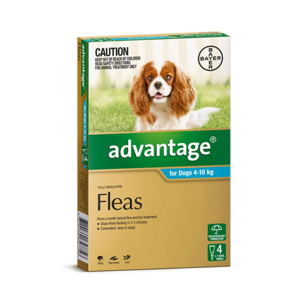 Advantage Aqua Spot-On for Medium Dogs - 4 Pack 1
