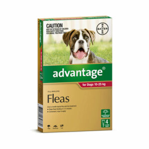 Advantage Red Spot-On for Large Dogs - 4 Pack