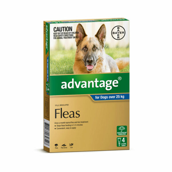 Advantage Blue Spot-On for Very Large Dogs - 4 Pack