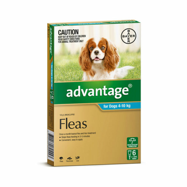 Advantage Aqua Spot-On for Medium Dogs - 6 Pack