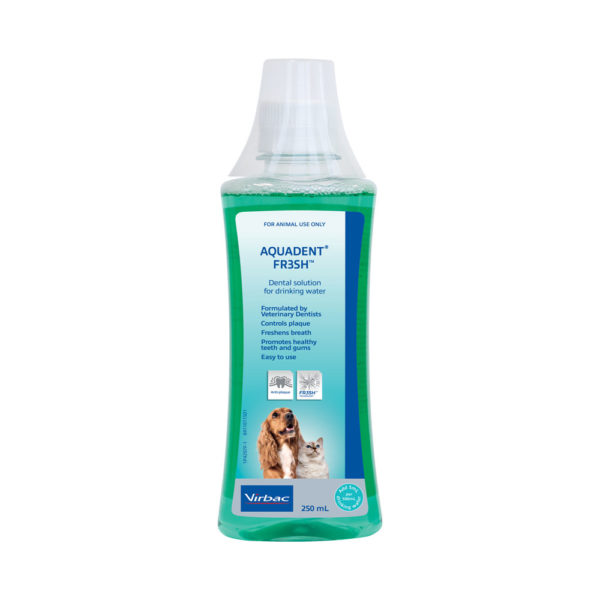 Aquadent FR3SH Water Additive for Dogs and Cats 250ml 1