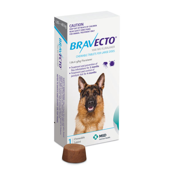 Bravecto Blue Chew for Large Dogs - Single 1