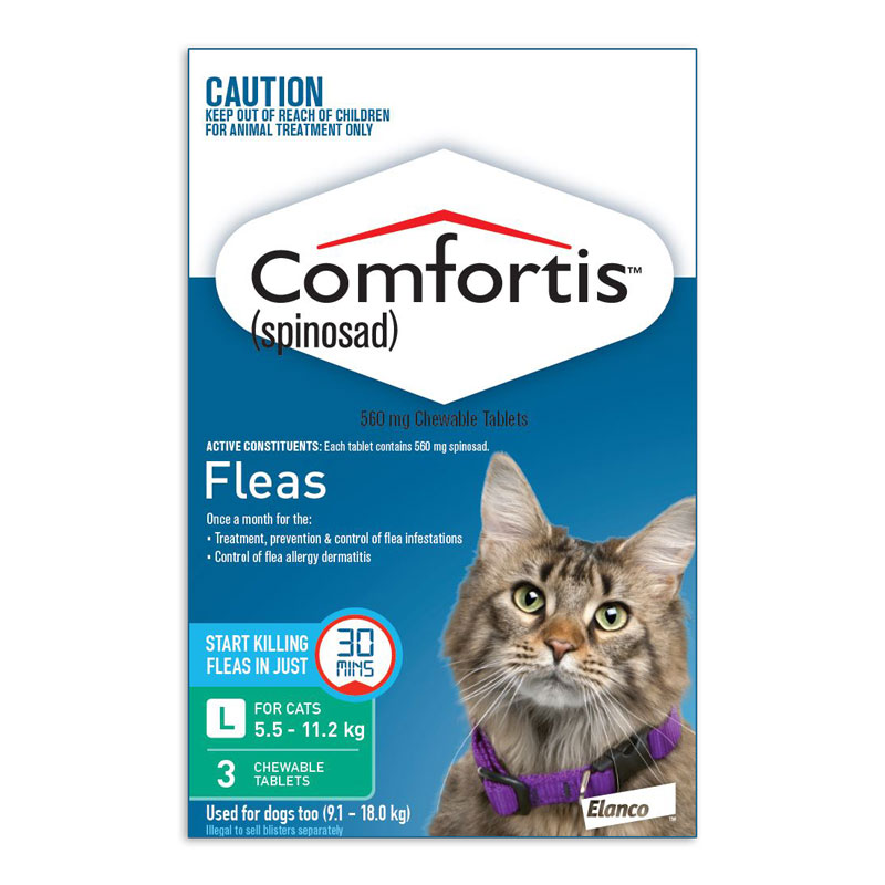 Comfortis Green Chews For Large Cats 3 Pack » Ourimbah Vet Shop