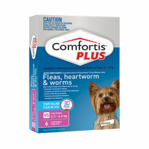 Comfortis Plus Pink Chews for Very Small Dogs - 6 Pack