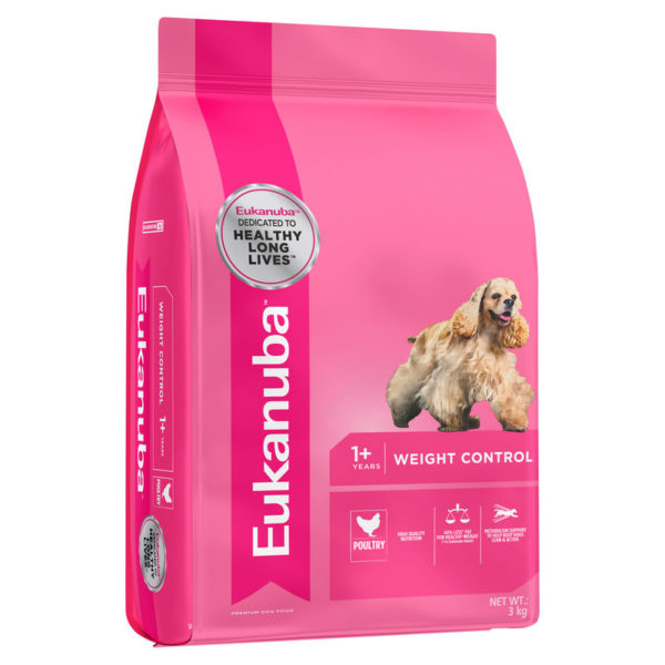 Eukanuba Adult Dog Weight Control All Breed 3kg 1