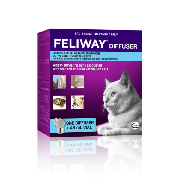 Feliway Diffuser Complete with 48ml Vial 1