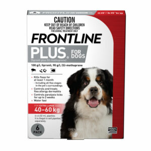 Frontline Plus Red Spot-On for Extra Large Dogs - 6 Pack
