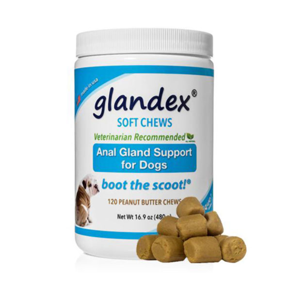 Glandex Anal Gland Support for Dogs 120 Chews