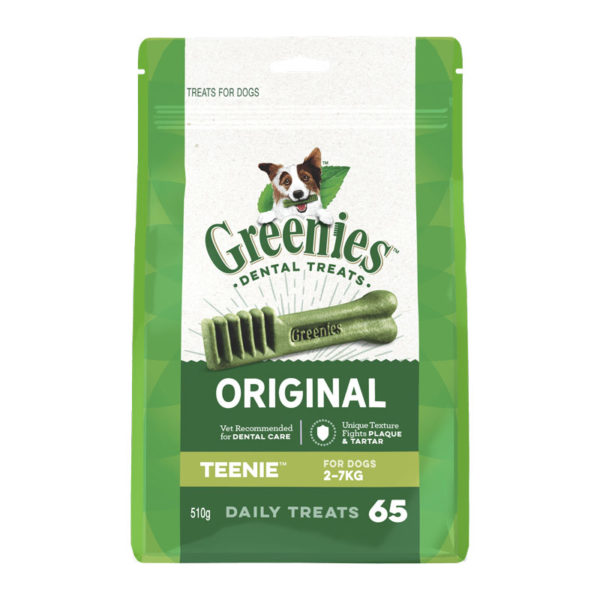 Greenies Original Teenie Dental Treats for Dogs - 65 Pack