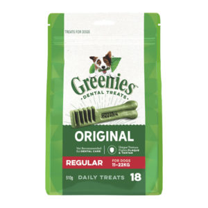 Greenies Original Regular Dental Treats for Dogs - 18 Pack