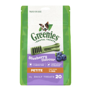 Greenies Blueberry Petite Dental Treats for Dogs - 20 Pack