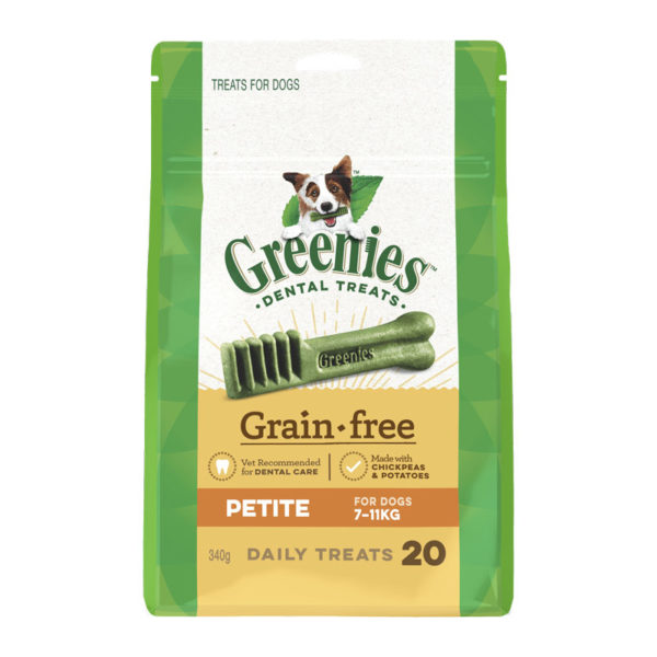 Greenies Grain Free Petite Dental Treats for Dogs - 20 Pack 1