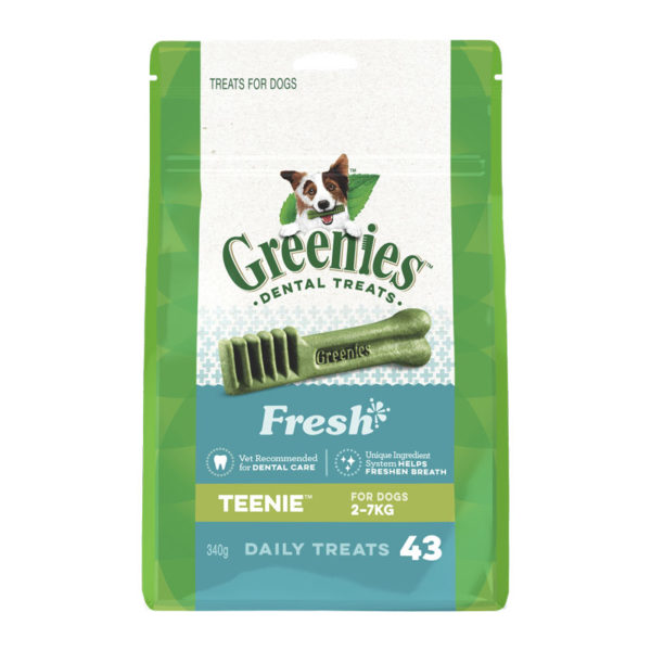 Greenies Fresh Teenie Dental Treats for Dogs - 43 Pack 1