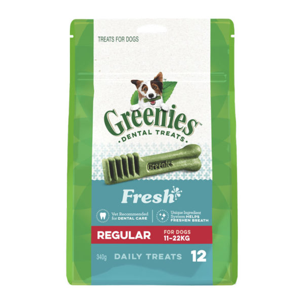 Greenies Fresh Regular Dental Treats for Dogs - 12 Pack 1