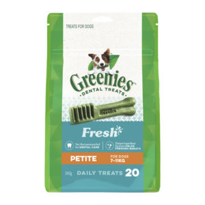 Greenies Fresh Petite Dental Treats for Dogs - 20 Pack