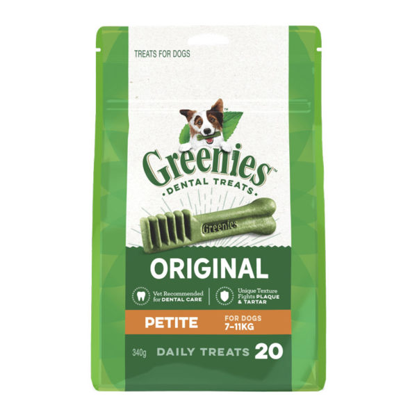 Greenies Original Petite Dental Treats for Dogs - 20 Pack 1