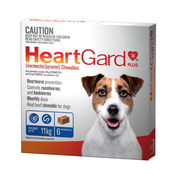 HeartGard Plus Blue Chews for Small Dogs - 6 Pack 1