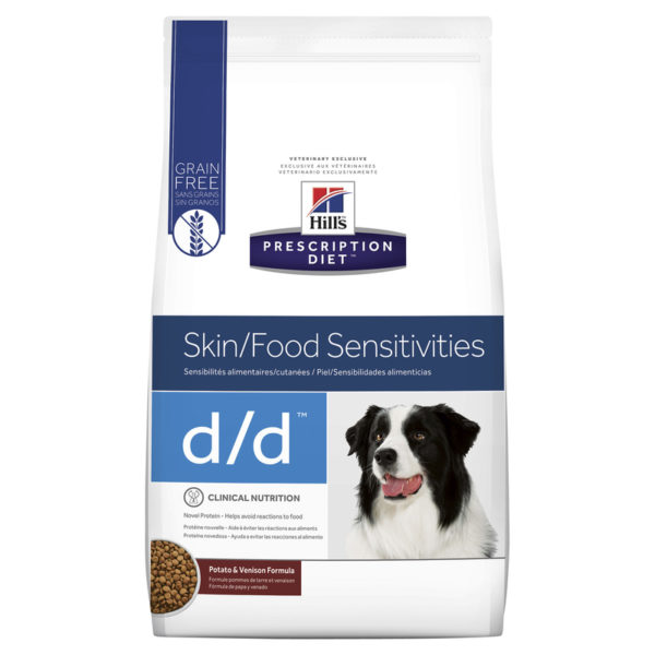 Hills Prescription Diet Canine d/d Skin/Food Sensitivities Potato & Venison Formula 7.98kg 1