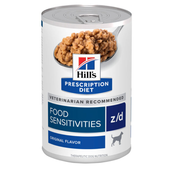 Hills Prescription Diet z/d Food Sensitivities Canned Dog Food 12x370g