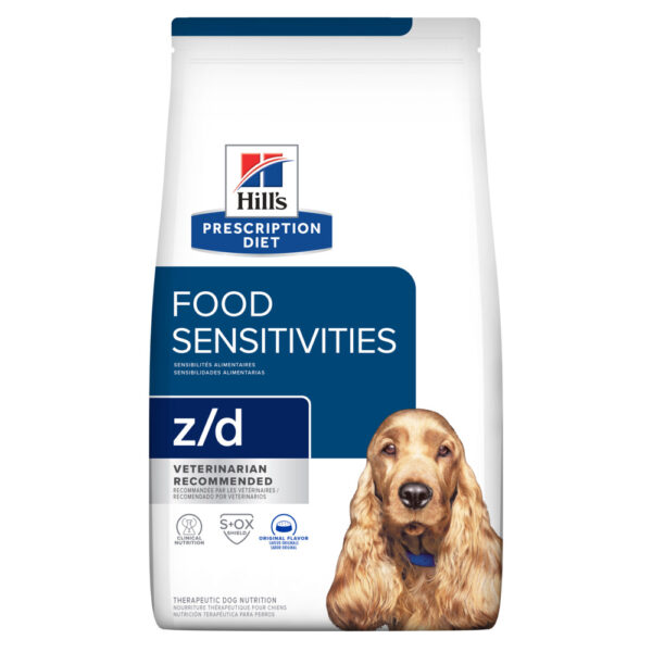 Hills Prescription Diet z/d Food Sensitivities Dry Dog Food 7.98kg 1