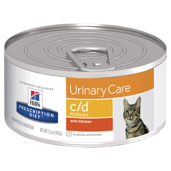 Hills Prescription Diet Feline c/d Urinary Multicare with Chicken 156g x 24 Cans 1