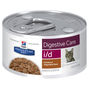 Hills Prescription Diet Feline i/d Digestive Care Chicken & Vegetable Stew 82g x 24 Cans