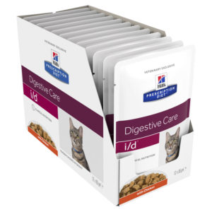 Hills Prescription Diet Feline i/d Digestive Care Chicken 85g x 12 Pouches