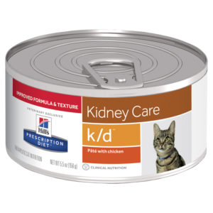 Hills Prescription Diet Feline k/d Kidney Care with Chicken 156g x 24 Cans