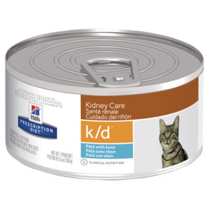 Hills Prescription Diet Feline k/d Kidney Care with Ocean Fish 156g x 24 Cans