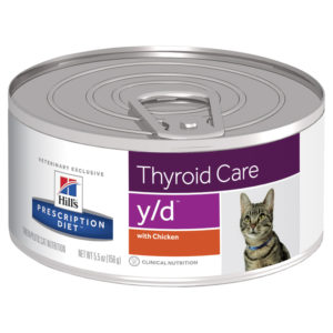 Hills Prescription Diet Feline y/d Thyroid Care 156g x 24 Cans