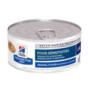 Hills Prescription Diet z/d Food Sensitivities Canned Cat Food 24x156g
