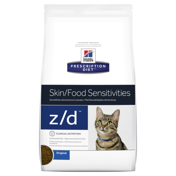 Hills Prescription Diet Feline z/d Skin/Food Sensitivities 1.8kg 1