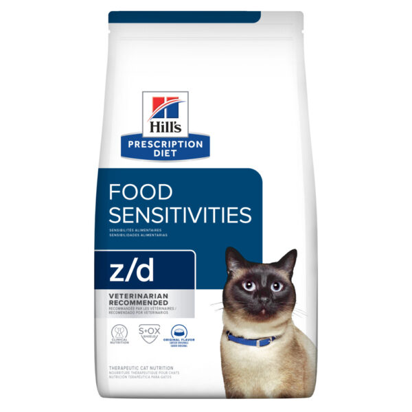 Hills Prescription Diet z/d Food Sensitivities Dry Cat Food 1.8kg