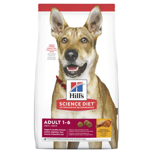 Hills Science Diet Adult Dog Chicken & Barley Recipe 12kg 1