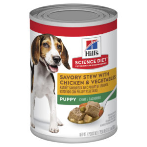 Hills Science Diet Puppy Savoury Stew with Chicken & Vegetables 363g x 12 Cans