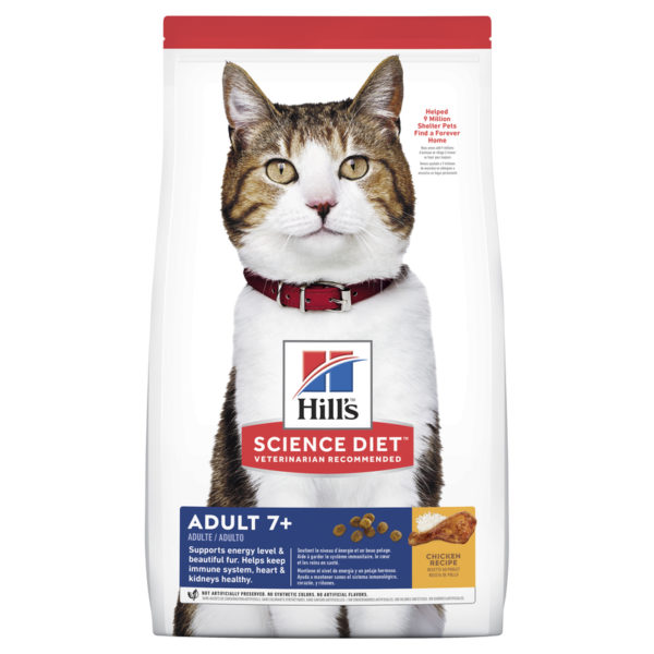 Hills Science Diet Adult Cat 7+ Chicken Recipe 3kg 1