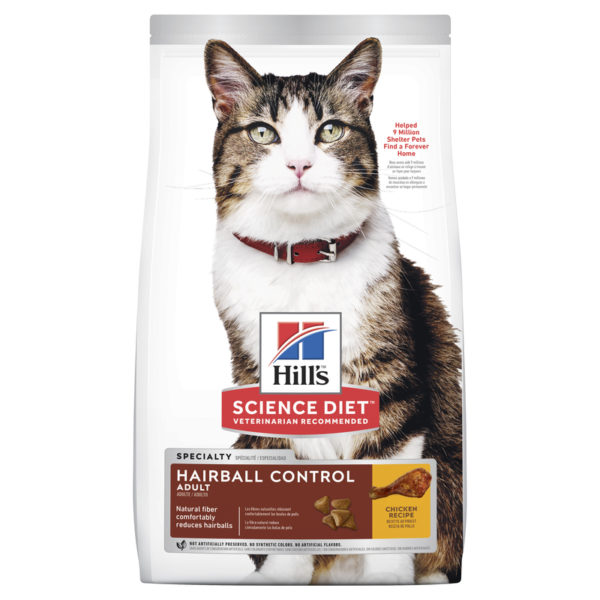 Hills Science Diet Adult Cat Hairball Control 4kg 1