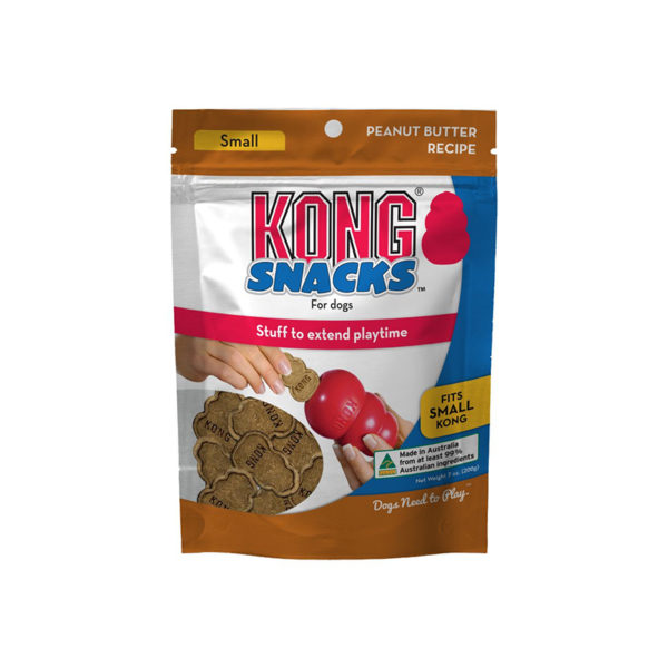 Kong Snacks for Dogs Peanut Butter Recipe Small 200g 1