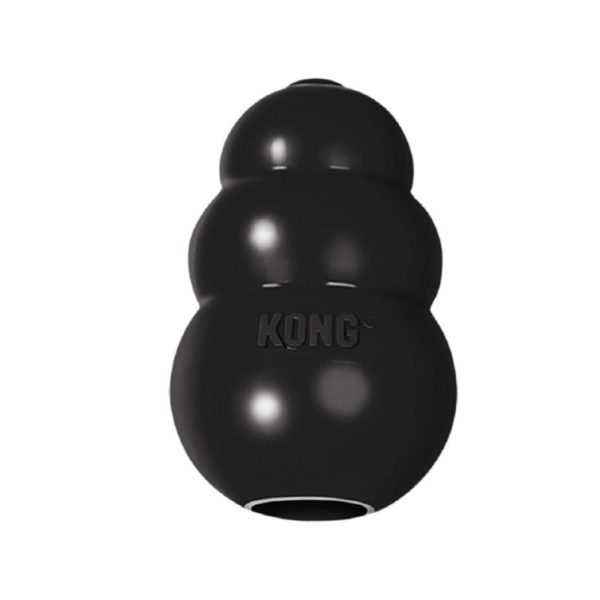 Kong Extreme Black Rubber Dog Toy Small 1