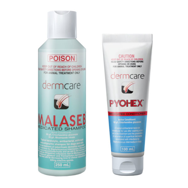 Malaseb Medicated Shampoo & Pyohex Conditioner Combo Pack 1