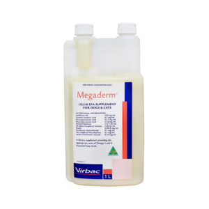 Megaderm Omega 3 & 6 for Dogs and Cats 1L