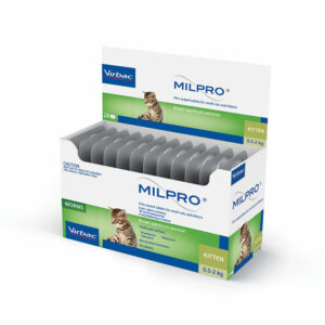 MILPRO Allwormer Tablets for Small Cats and Kittens - 24 Tablets