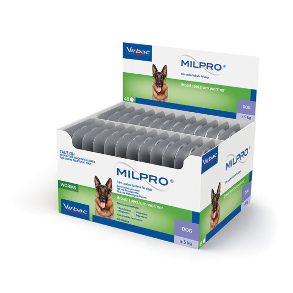 MILPRO Allwormer Tablets for Dogs - 48 Tablets 1