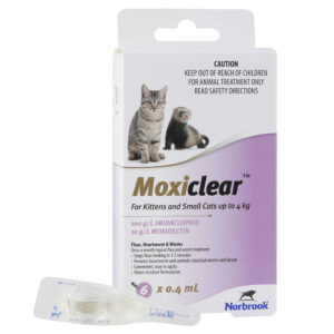 Moxiclear Purple for Kittens and Small Cats - 6 Pack