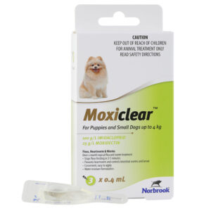 Moxiclear Green for Puppies and Small Dogs - 3 Pack