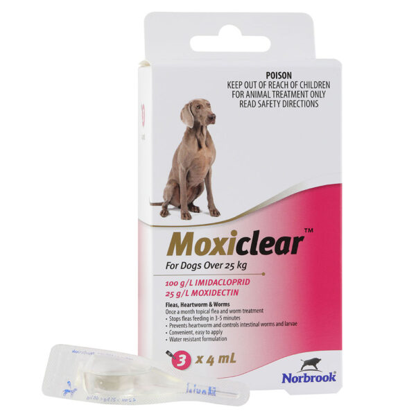 Moxiclear Pink for Large Dogs - 3 Pack 1