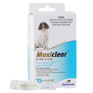Moxiclear Blue for Medium Dogs - 6 Pack