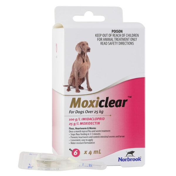 Moxiclear Pink for Large Dogs - 6 Pack