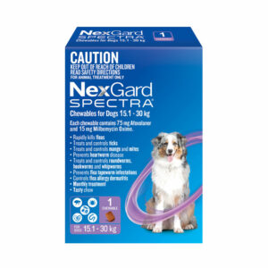 NexGard Spectra Purple Chew for Large Dogs  (15.1-30kg) - Single