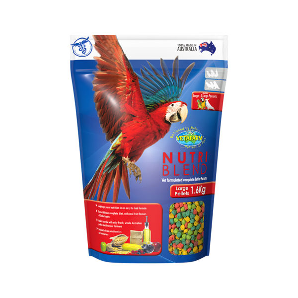 Vetafarm Nutriblend Large Parrot Pellets 1.5kg